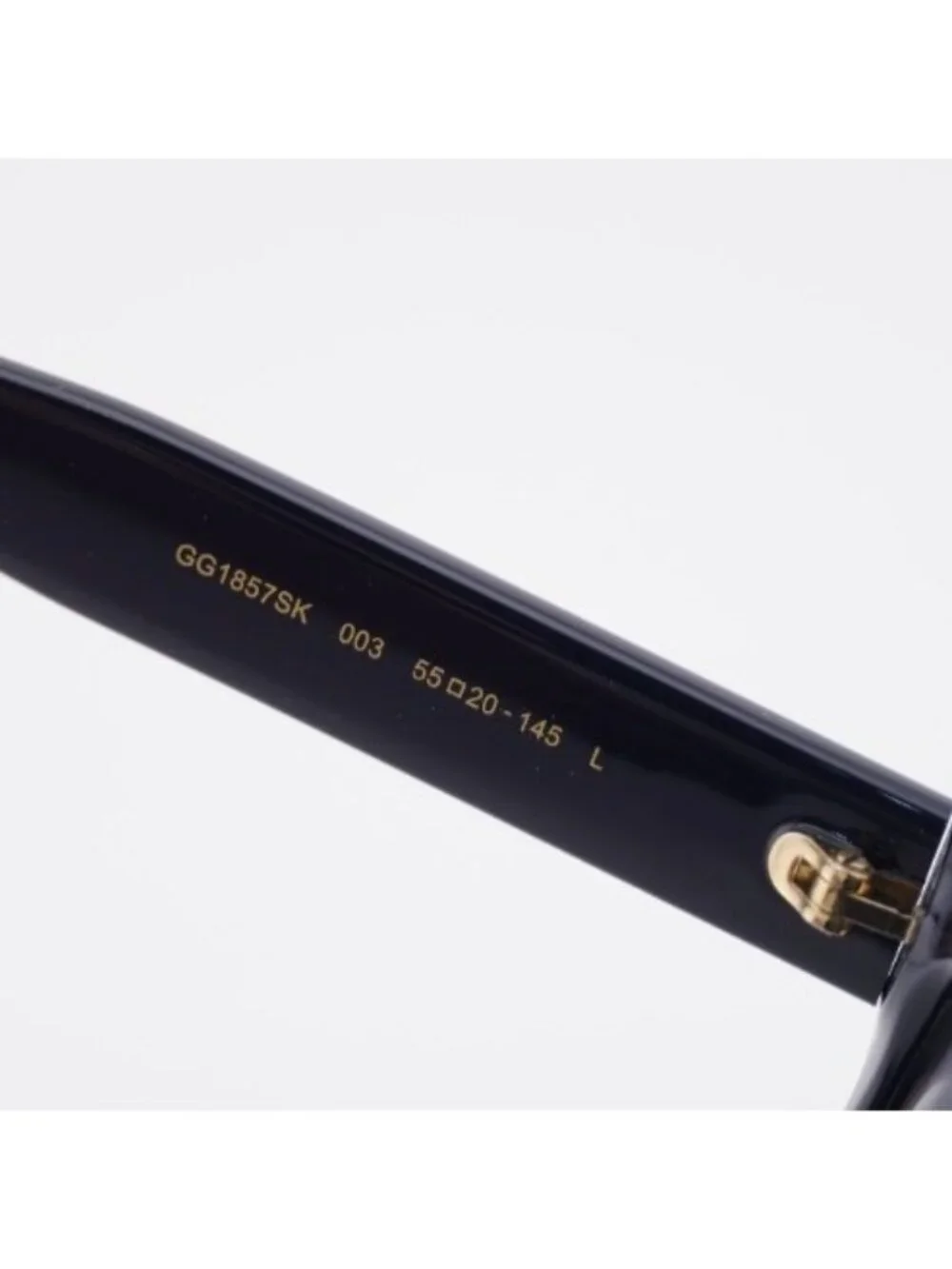 Gucci GG1857SK 003 Sunglasses Blue Square Frame, Blue Lenses
